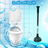 Heavy duty rubber drain unblocker pump full front view