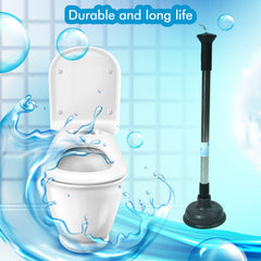 Heavy duty rubber drain unblocker pump full front view