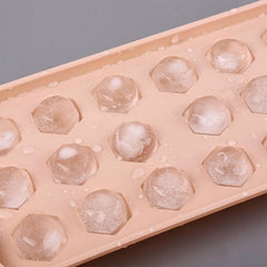 Ice cube tray showing easy-release feature