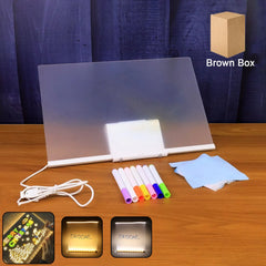 LED Acrylic Writing Board with USB Power