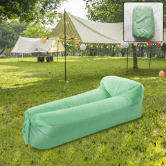 Inflatable air sofa lounger folded with carry bag included