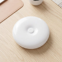 Close up of the motion sensor and LED strip