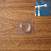 Adhesive plastic wall hook hanger