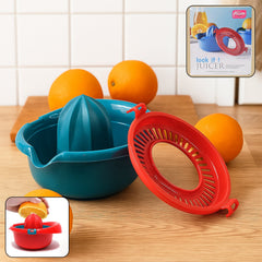 Supermom Manual Hand Press Citrus Juicer showing lock system