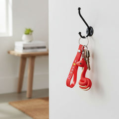 Cartoon Snake Keyring showing full design
