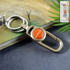 Premium Metal Keychain Carabiner Clip Hook Front View