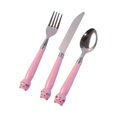 Travel-friendly kids cutlery set with case