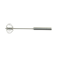 Stainless Steel Hand Push Rotary Whisk (1 Pc, 29 Cm)