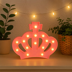 Crown LED light creating a warm ambiance