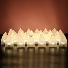 Battery operated flameless LED candle light for safe home decoration