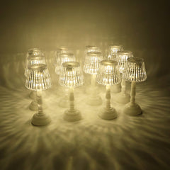 LED Crystal Table Lamps (12 Pc)