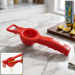 Kitchen 2 in 1 Unbreakable Lemon Squeezer and Bottle Opener (1 Pc)