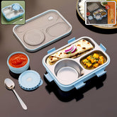 DeoDap Stainless Steel Compartment Lunch Box main view