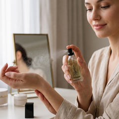 elegant travel size perfume set in gift box