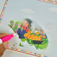 Holiday Activity Children's Magic Water Drawing Book