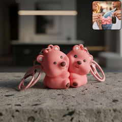 Matching Couple Bear Keychain Set