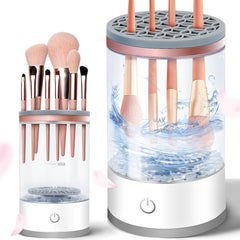Electric Makeup Brush Cleaner and Dryer – Automatic USB Rechargeable Brush Washing Machine
