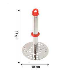 Ergonomic handle with anti-slip grip of potato masher