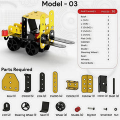 Aditi Mecha Racer kit box showing 5 different models