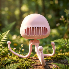 Handheld mini fan side view