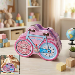 bicycle piggy bank lock
