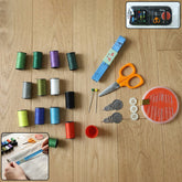 33 piece mini sewing kit in zipper case