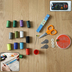 33 piece mini sewing kit in zipper case