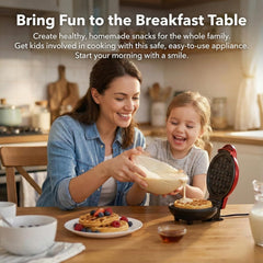 Mini Waffle Maker Machine Waffle Iron Home Appliances Kitchen Gift Easy To Clean, On-Stick Surfaces, Perfect Breakfast, Dessert, Sandwich, Cakes, Other Snacks Machine