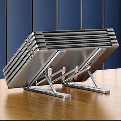 Adjustable Foldable Aluminium Laptop Stand (1 Set)