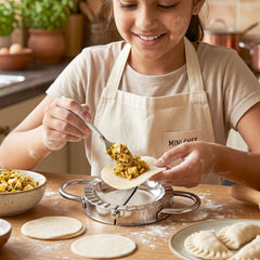 Gujiya maker showing sealed edges