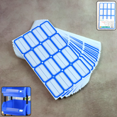 Writable Label Stickers with 50 Sheets Self-Adhesive
