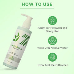 Zequz logo on Neem & Tulsi Face Wash packaging