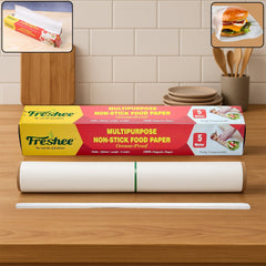 Freshee Non-Stick Food Paper Roll with serrated cutter