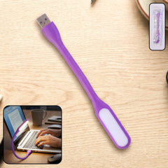 USB LED flexible lamp illuminating keyboard area