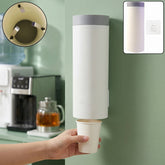 Wall mounted paper cup holder