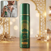 Signature Salam Alcohol Free Body Spray 50 ML in elegant green bottle