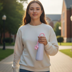 Reusable water bottle for school and gym
