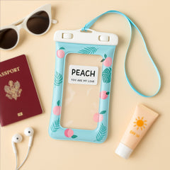 Waterproof Transparent Mobile Pouch with Adjustable Neck Strap