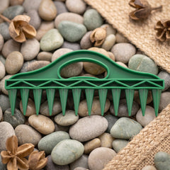 Soil loosener and dibber tool for planting seeds and bulbs