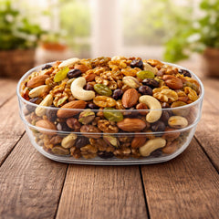 Multipurpose clear bowl set for serving and storage
