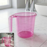 stylish plastic bathroom mug mix color