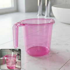 stylish plastic bathroom mug mix color