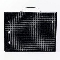 portable charcoal grill with mesh