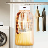 Portable electric clothes dryer drying garments