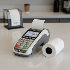 Self-adhesive billing receipt thermal roll