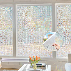 Decorative Window Film 45 cm x 3 m - (Not-Adhesive / 1 Pc)