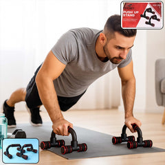 Heavy-Duty Push-Up Bars Stand with Foam Grip