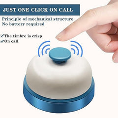 Close-up of Desk Call Bell on table