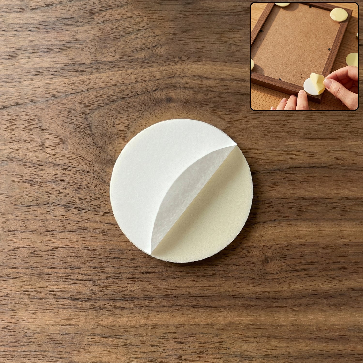 Round furniture protection pad