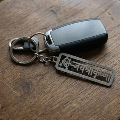 hindu religious krishna keychain